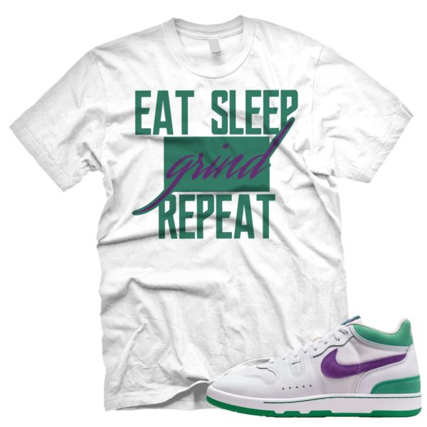 GRNDOG Court Green Hyper Grape White Attack Match T Jezsport.com