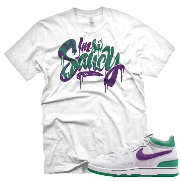 SAUCY Court Green Hyper Grape White Attack Match T Jezsport.com