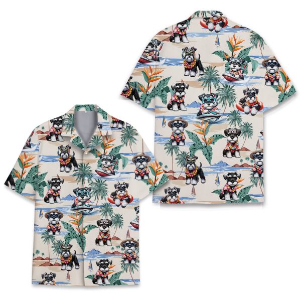 Schnauzer Hawaiian Shirt, Summer For Men and Women Jezsport.com