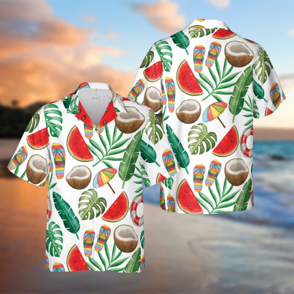 Summer Party Gift, Family Matching Hawaiian Shirt, Summer Shirt For Men and Women Jezsport.com