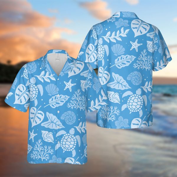 Ocean Aloha Shirt, 80s 90s Retro Styles Hawaiian Shirt, Summer Shirt For Men and Women Jezsport.com