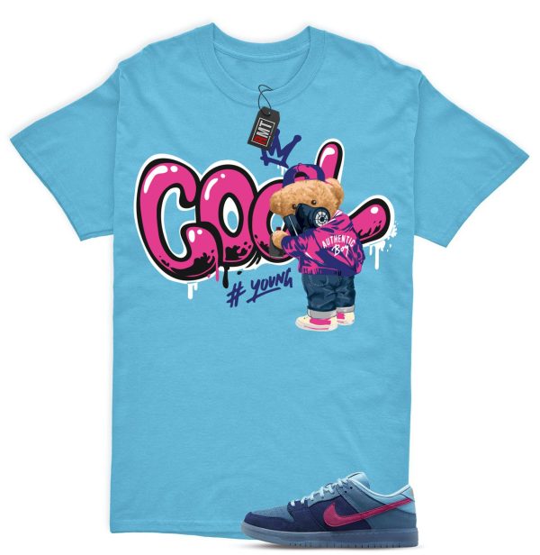 SB Dunk Low Run The Jewels Deep Royal Blue Chill Active Pink Match Shirt, Cool Bear Jezsport.com