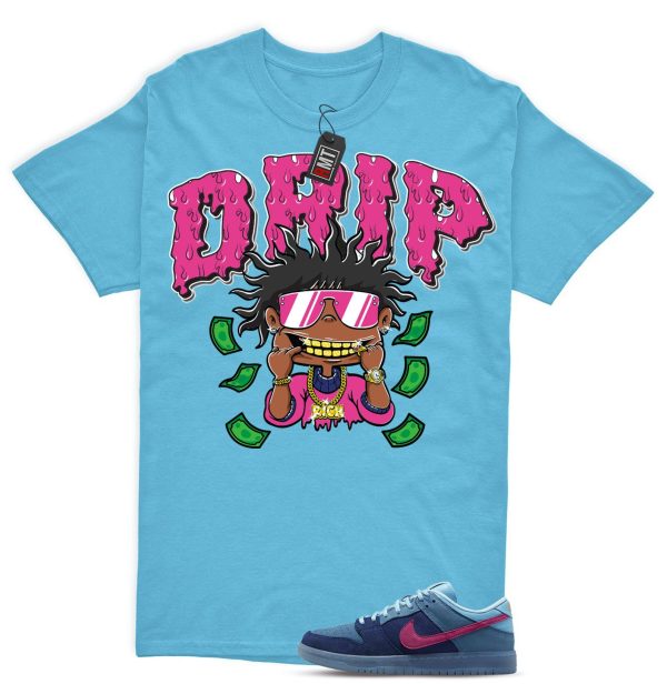 SB Dunk Low Run The Jewels Deep Royal Blue Chill Active Pink Match Shirt, Drip Jezsport.com