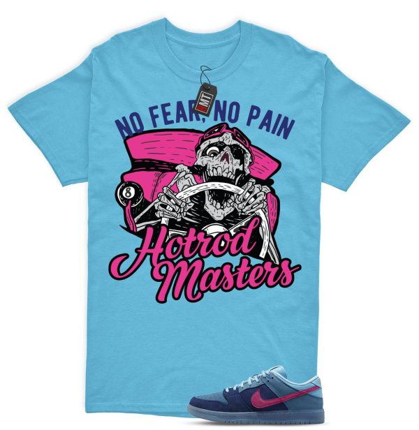 SB Dunk Low Run The Jewels Deep Royal Blue Chill Active Pink Match Shirt, No Pain Jezsport.com