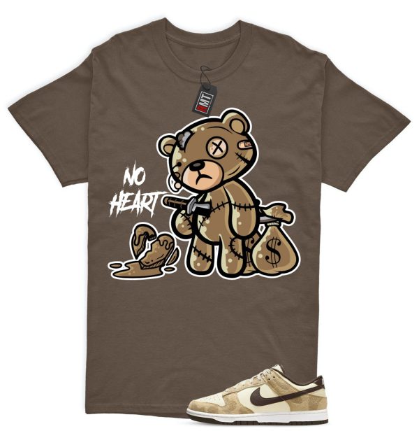 Dunk Giraffe Beach Cheetah Baroque Brown Canvas Sail Animal Pack Low Retro PRM Match Shirt, No Heart Jezsport.com