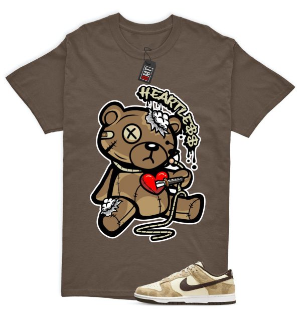 Dunk Giraffe Beach Cheetah Baroque Brown Canvas Sail Animal Pack Low Retro PRM Match Shirt, Heart Less Jezsport.com