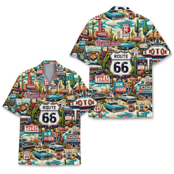 Route 66 Hawaiian Shirt, Summer For Men and Women Jezsport.com