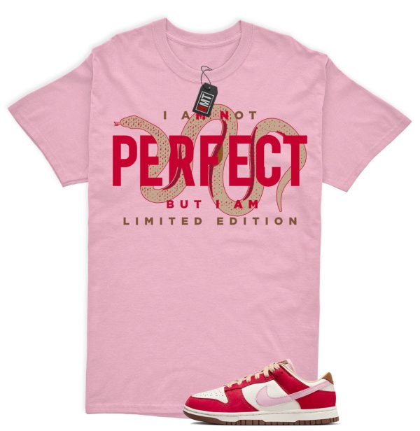 Dunk Bacon Low PRM Sport Red Sheen Sail Medium Brown White Matching Shirt "Limited Edition" Jezsport.com