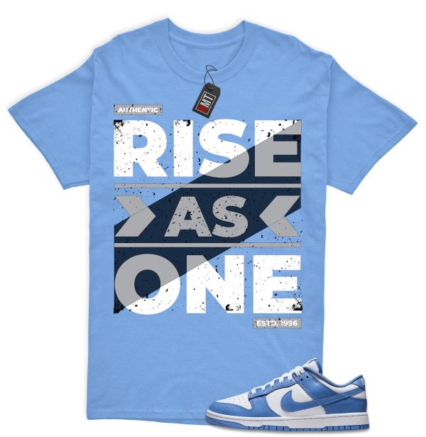 Dunk Polar Blue White Winter Low Match Shirt "Rise As One" Jezsport.com