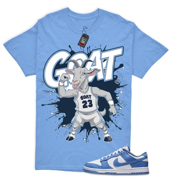 Dunk Polar Blue White Winter Low Match Shirt "Goat" Jezsport.com