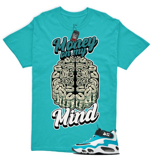 Air Griffey Max 1 Aquamarine Teal Aqua Matching Shirt, Money Jezsport.com