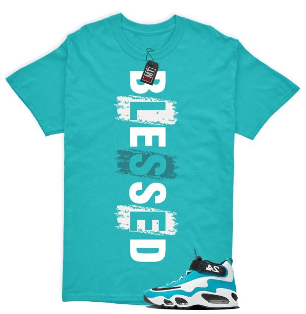 Air Griffey Max 1 Aquamarine Teal Aqua Matching Shirt, Blessed Jezsport.com