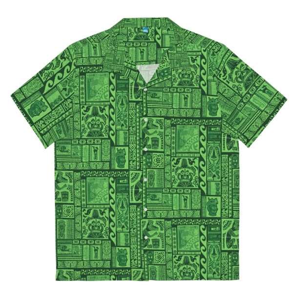 Disney Green Tapa Trader Sam's Hawaiian Shirt, Summer Shirt For Men and Women Jezsport.com