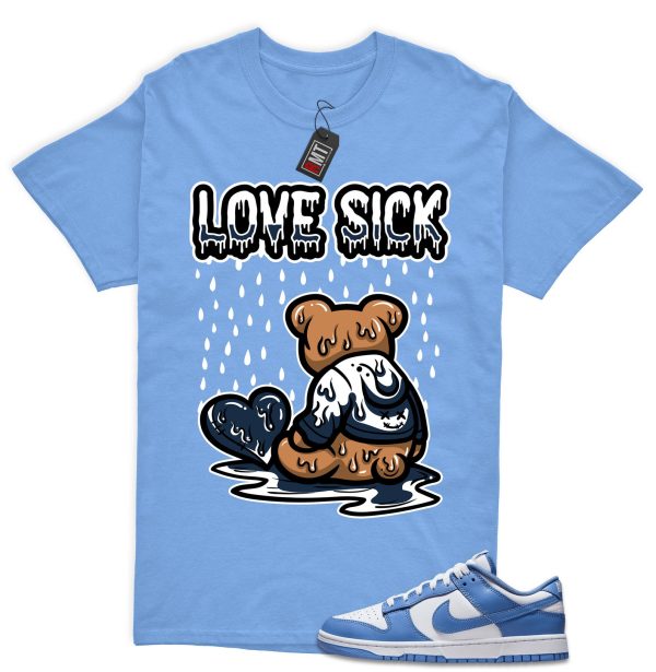 Dunk Polar Blue White Winter Low Match Shirt "Love Sick" Jezsport.com