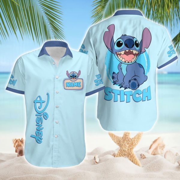 Stitch Hawaiian Shirt, Summer Vacation Button Shirt, Summer For Men and Women Jezsport.com