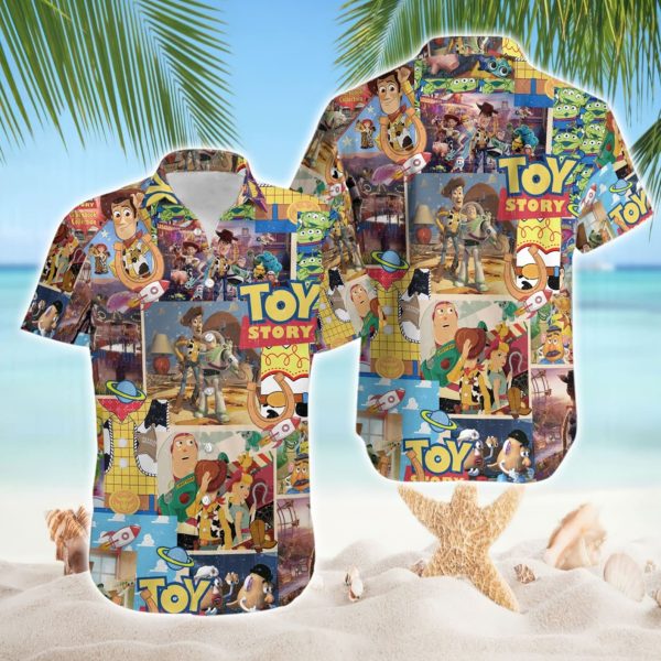 Toy Story Hawaiian Shirt, Toy Story Woody Summer Vacation Button Shirt, Summer For Men and Women Jezsport.com