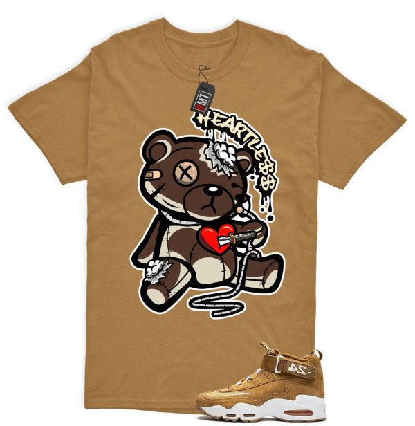 Air Griffey Max 1 Wheat Gold Matching T-shirt, Heart Less Tee Match Wheat Griffey Sneaker Jezsport.com