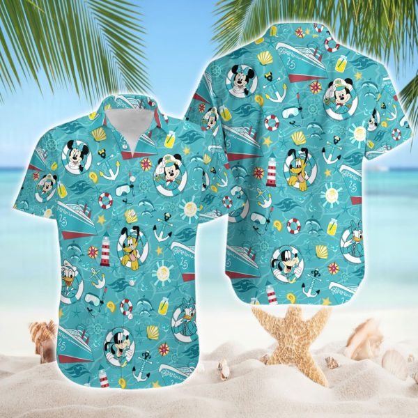 Mickey And Friends Cruise Hawaiian Shirt, Disneyland Cruise Trip Hawaii Shirt, Summer For Men and Women Jezsport.com