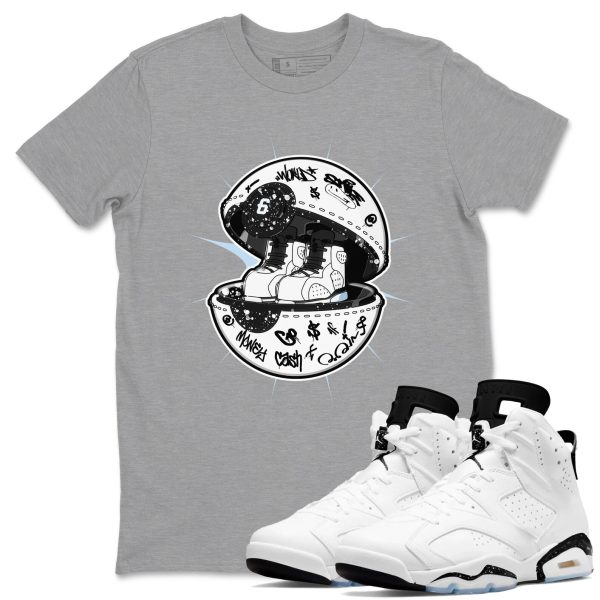 Sneaker Capsule Unisex Shirts To Match Jordans 6s White Black Jezsport.com