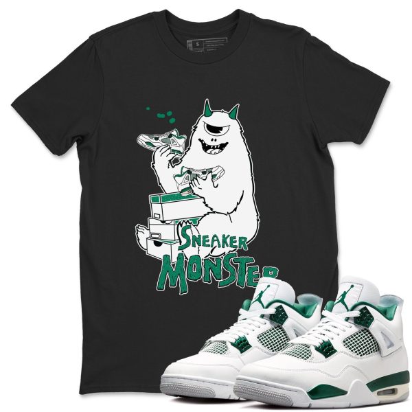 Sneaker Monster Unisex Shirts To Match Jordans 4s Oxidized Green Jezsport.com