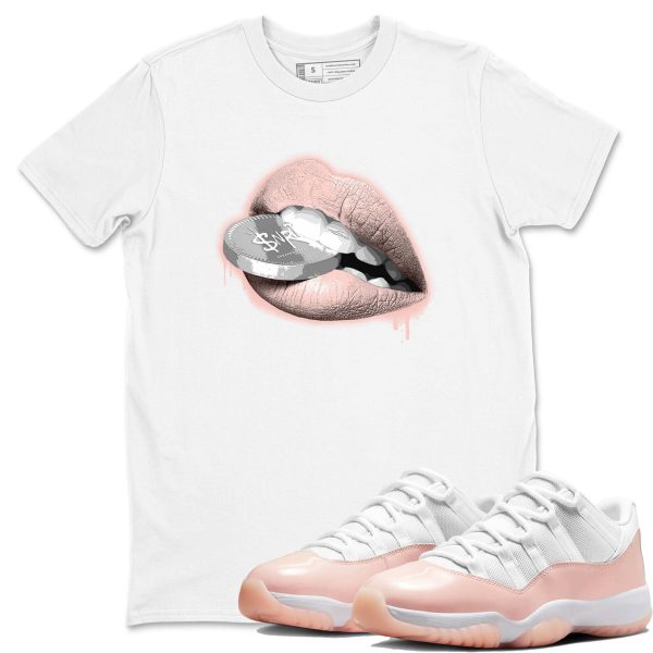 Lips Coin Unisex Shirts To Match Jordans 11s Legend Pink Jezsport.com