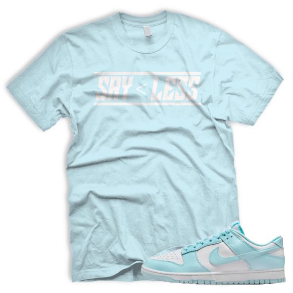 LESS T Dunk Low Glacier Blue White Retro N Custom Shirt Jezsport.com