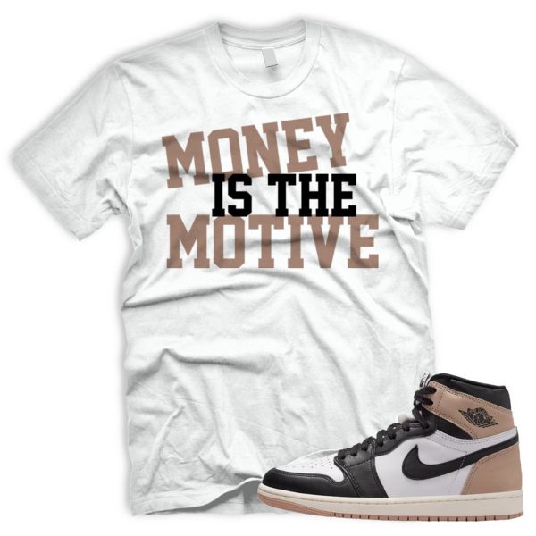 MONEY Air J 1 Latte OG Retro High Black White Legend Medium Brown 2024 AJ Se 1 Tshirt Match Sneaker Jezsport.com