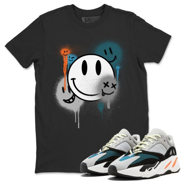 Smile Painting Unisex Shirts To Match Jordans Yeezys 700 Wave Runner Jezsport.com