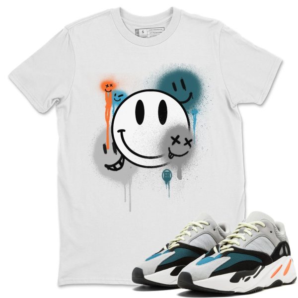 Smile Painting Unisex Shirts To Match Jordans Yeezys 700 Wave Runner Jezsport.com