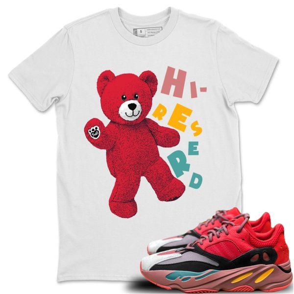 Hello Bear Unisex Shirts To Match Jordans Yeezys 700 HiUnisex Shirts To Match JordansRes Red Jezsport.com