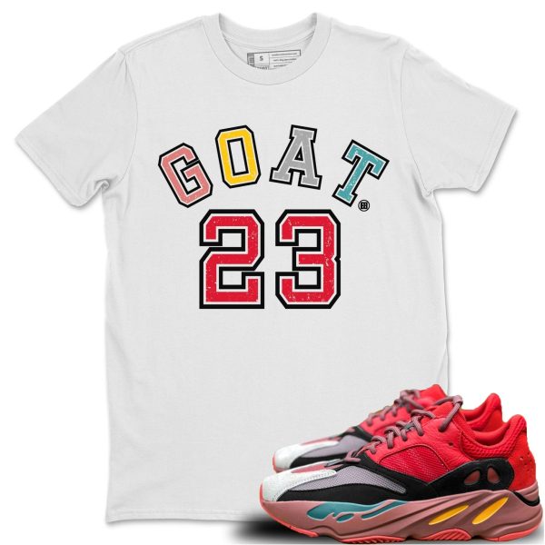 Goat 23 Unisex Shirts To Match Jordans Yeezys 700 HiUnisex Shirts To Match JordansRes Red Jezsport.com