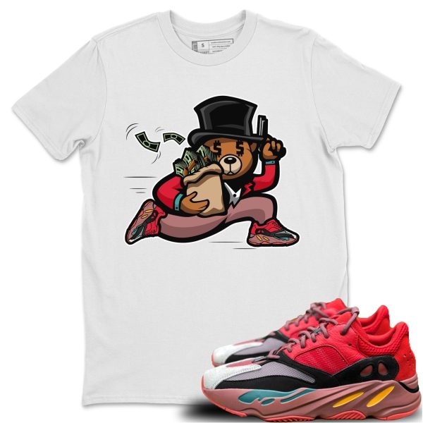 Bear Steals Unisex Shirts To Match Jordans Yeezys 700 HiUnisex Shirts To Match JordansRes Red Jezsport.com