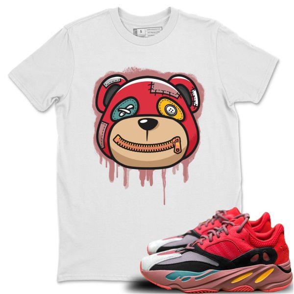 Bear Face Unisex Shirts To Match Jordans Yeezys 700 HiUnisex Shirts To Match JordansRes Red Jezsport.com