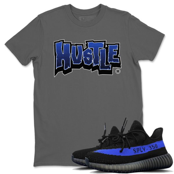 Hustle Graffiti Unisex Shirts To Match Jordans Yeezys 350 Dazzling Blue Jezsport.com