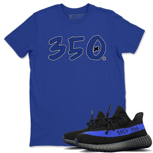 Number 350 Unisex Shirts To Match Jordans Yeezys 350 Dazzling Blue Jezsport.com