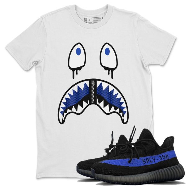 Shark Face Unisex Shirts To Match Jordans Yeezys 350 Dazzling Blue Jezsport.com