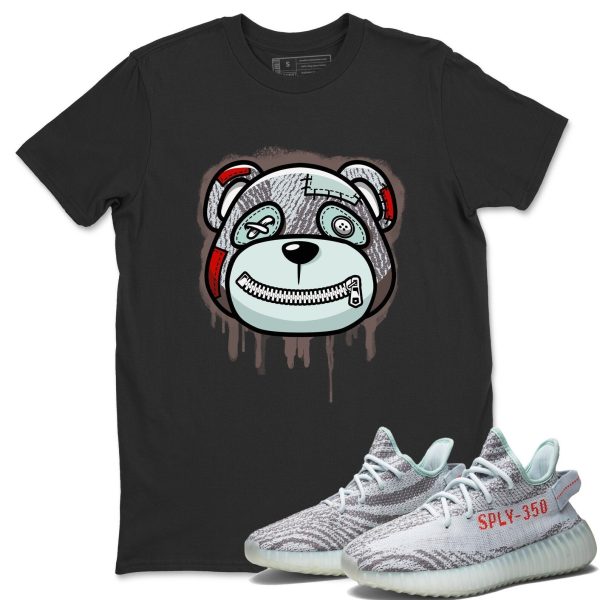 Bear Face Unisex Shirts To Match Jordans Yeezys 350 Blue Tint Jezsport.com