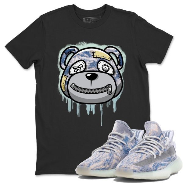 Bear Face Unisex Shirts To Match Jordans Yeezys 350 MX Blue Jezsport.com