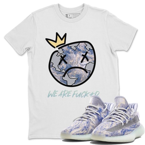 Sad Earth Unisex Shirts To Match Jordans Yeezys 350 MX Blue Jezsport.com