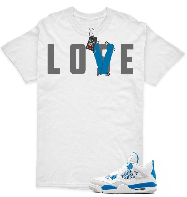 Jordan 4 Military Blue Matching Shirts, Love Lose Tee Match Military Blue 4s Jezsport.com