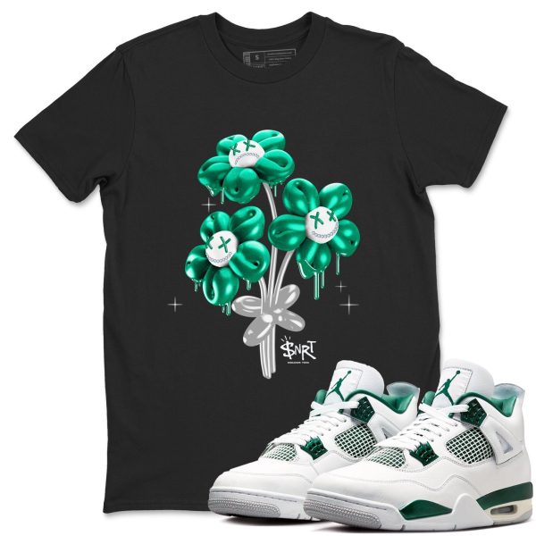 Balloon Bouquet Unisex Sneakerhead Shirts To Match Jordans AJ4 Oxidized Green Jezsport.com