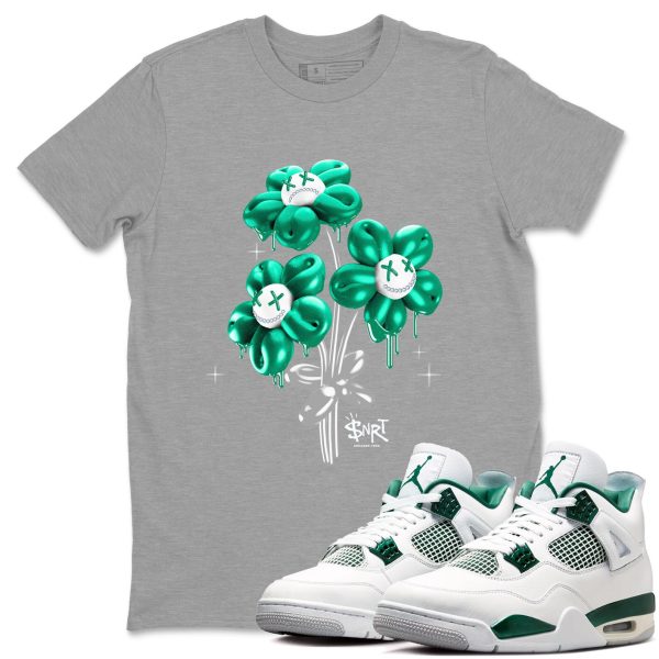 Balloon Bouquet Unisex Sneakerhead Shirts To Match Jordans AJ4 Oxidized Green Jezsport.com