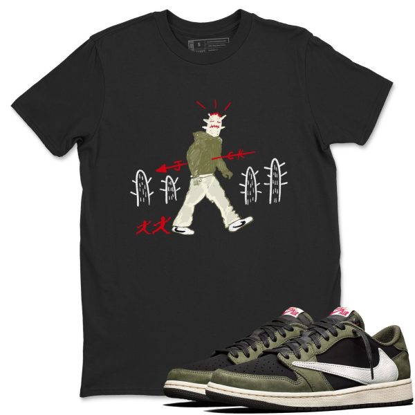 Cactus Man Unisex Sneakerhead Shirts To Match Jordans AJ1 Black Olive Jezsport.com