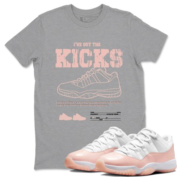 I've Got The Kicks Unisex Sneakerhead Shirts To Match Jordans AJ11 Retro Legend Pink Jezsport.com