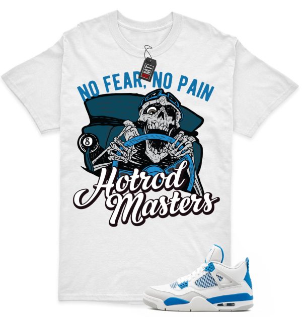 Jordan 4 Military Blue Matching Shirts, No Pain Tee Match Military Blue 4s Jezsport.com