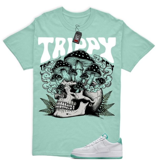 Air Force 1 Low Mint Foam Green Matching Shirt, Trippy Jezsport.com