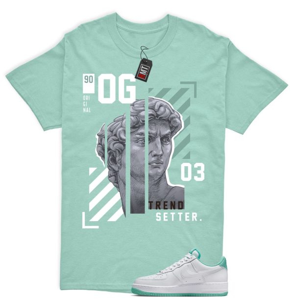 Air Force 1 Low Mint Foam Green Matching Shirt, Trend Setter Jezsport.com