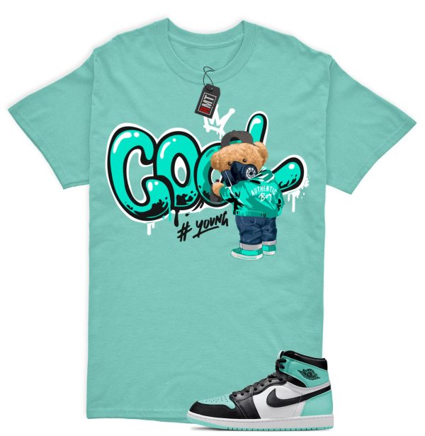 Jordan 1 High OG Green Glow Matching Shirts, Cool Bear Tee Match Green Glow 1s Jezsport.com