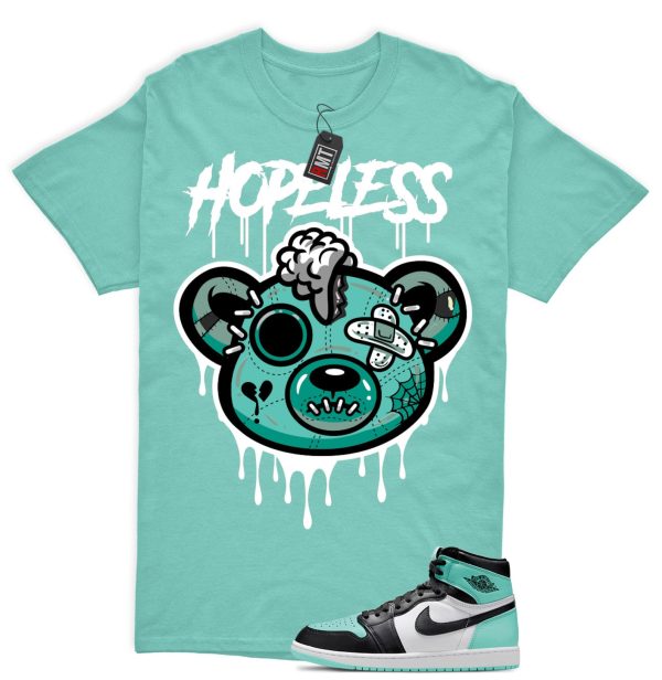 Jordan 1 High OG Green Glow Matching Shirts, Hope Less Tee Match Green Glow 1s Jezsport.com