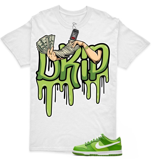 Dunk Low GS Chlorophyll Vivid Green Match Shirt, Drip Jezsport.com